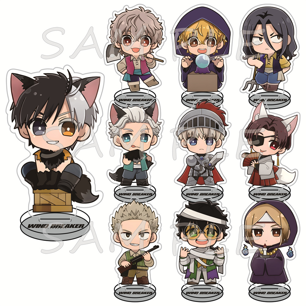 Windbreaker Anime Merchandise - Figuras de Acrílico de 10 cm