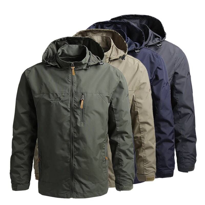 Windbreaker Anime Merchandise - Chaqueta cortavientos táctica para hombre, abrigo