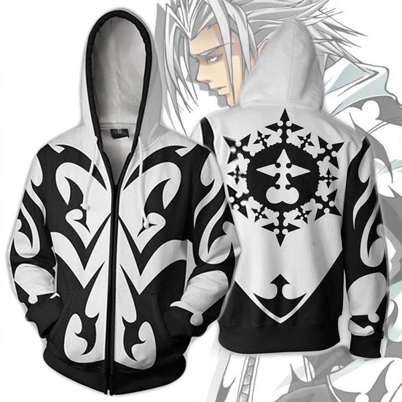 Anime Kingdom Merchandise - Kingdom Hearts Sudadera con capucha con