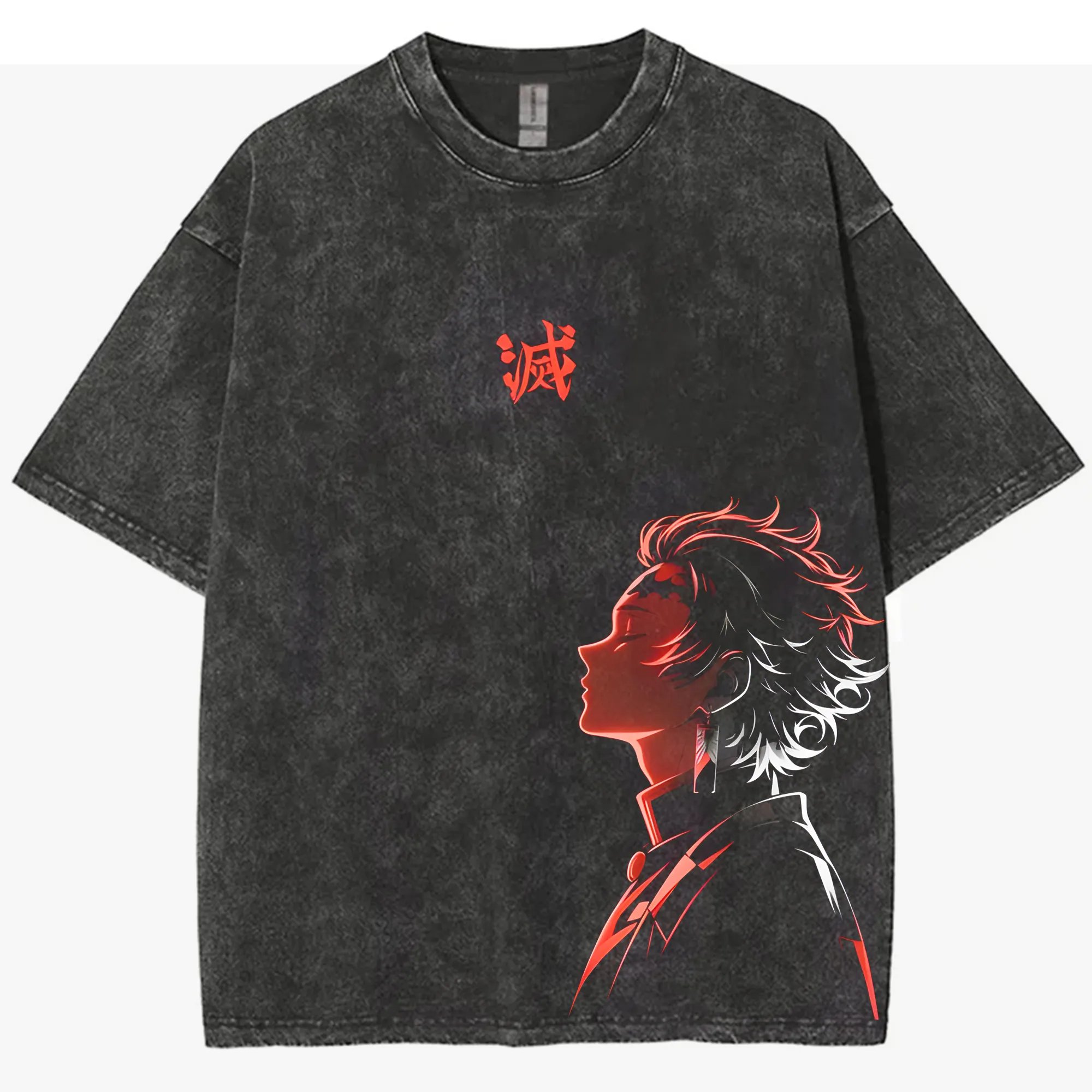 Camiseta con gráfico lavado Vi - Anime Merchandise Demon Slayer reseña y precio