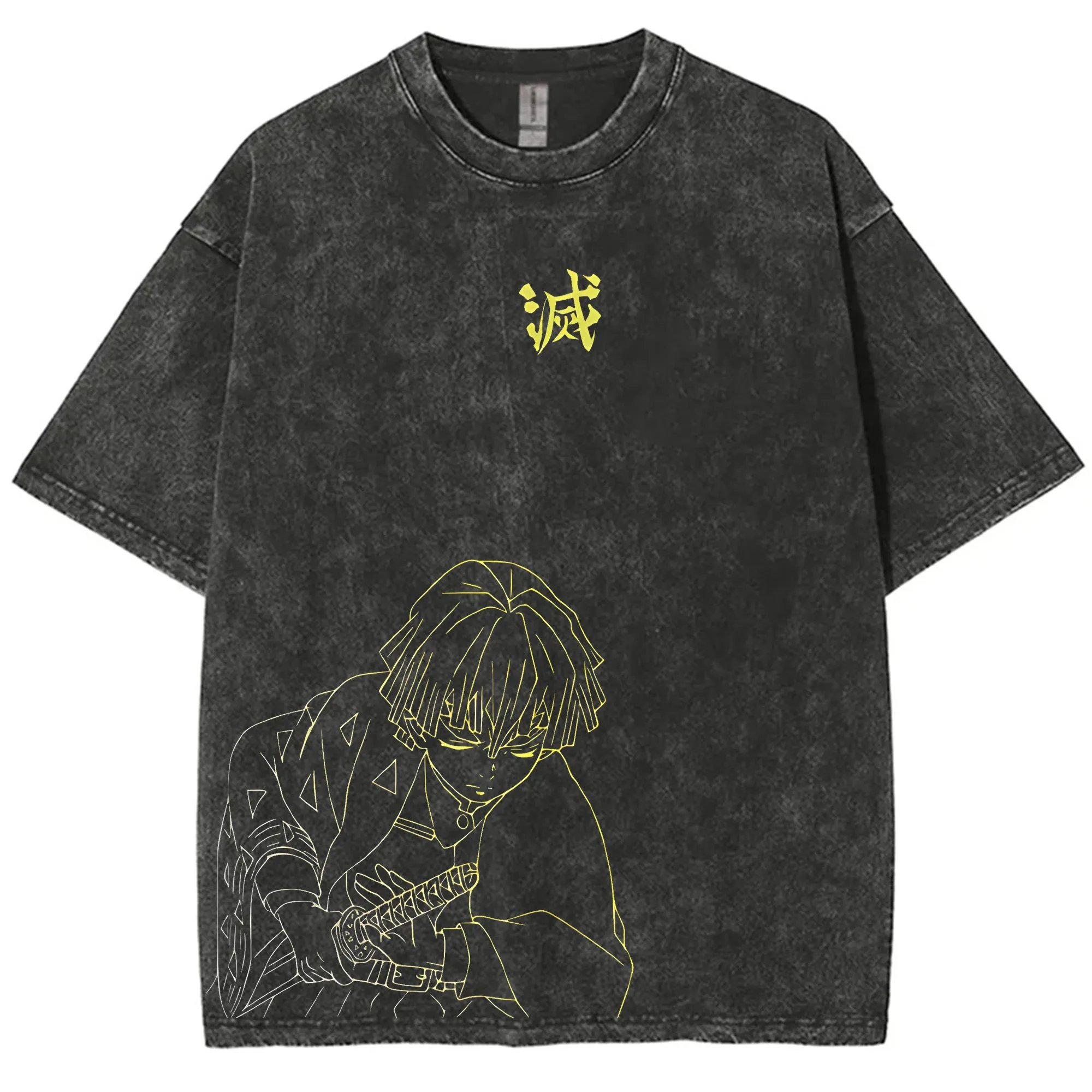 Camiseta con gráfico lavado Vi - Anime Merchandise Demon Slayer reseña y precio