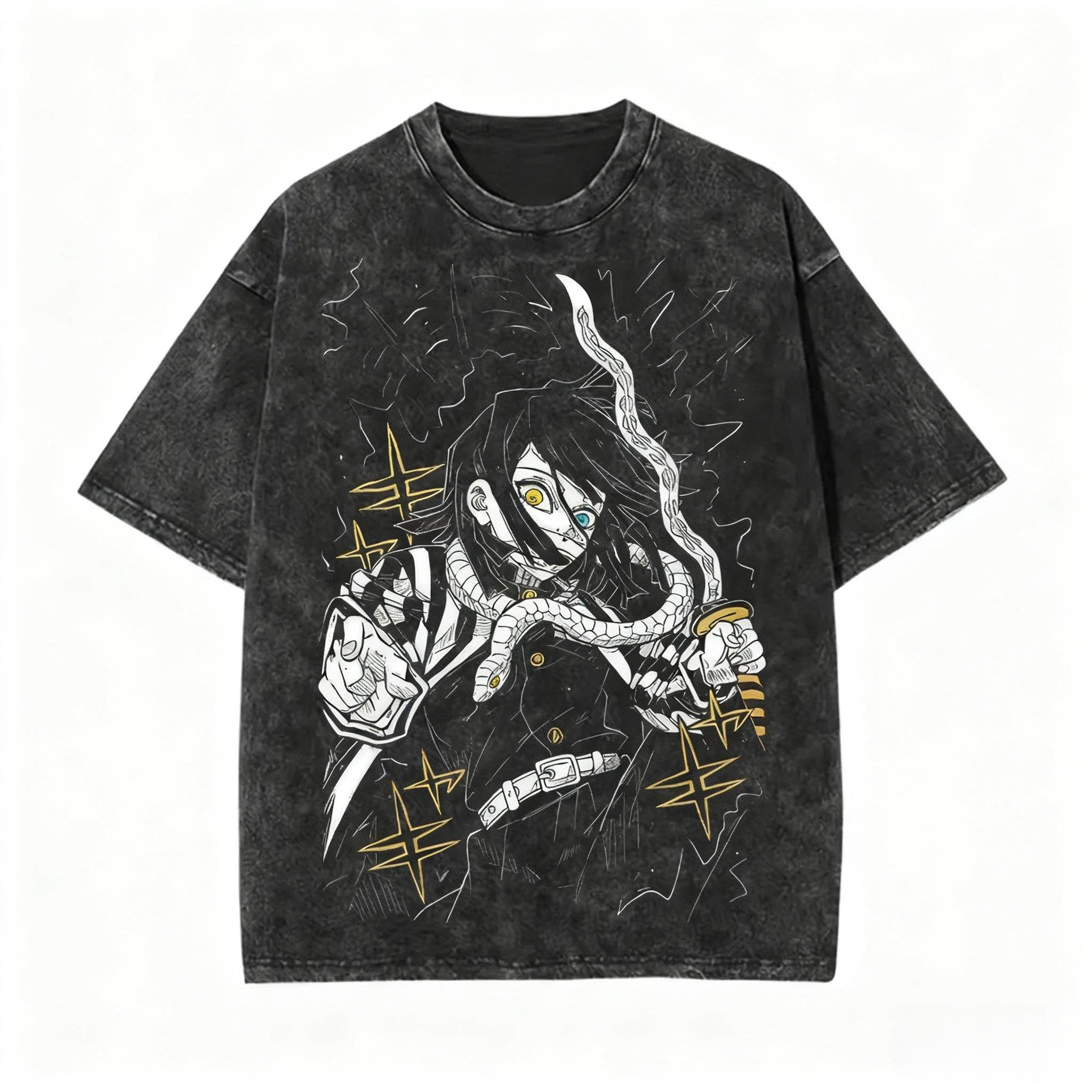 Camiseta con gráfico lavado Vi - Anime Merchandise Demon Slayer reseña y precio
