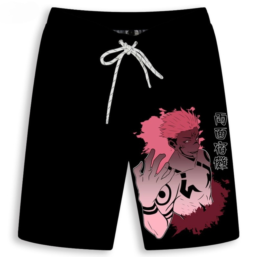 Pantalones cortos con estampad - Anime Merchandise Store Japan reseña y precio