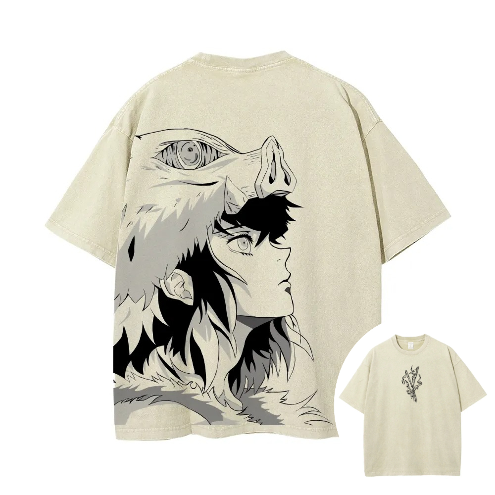 Camiseta Lavada de Demon Slaye - Anime Merchandise Demon Slayer reseña y precio