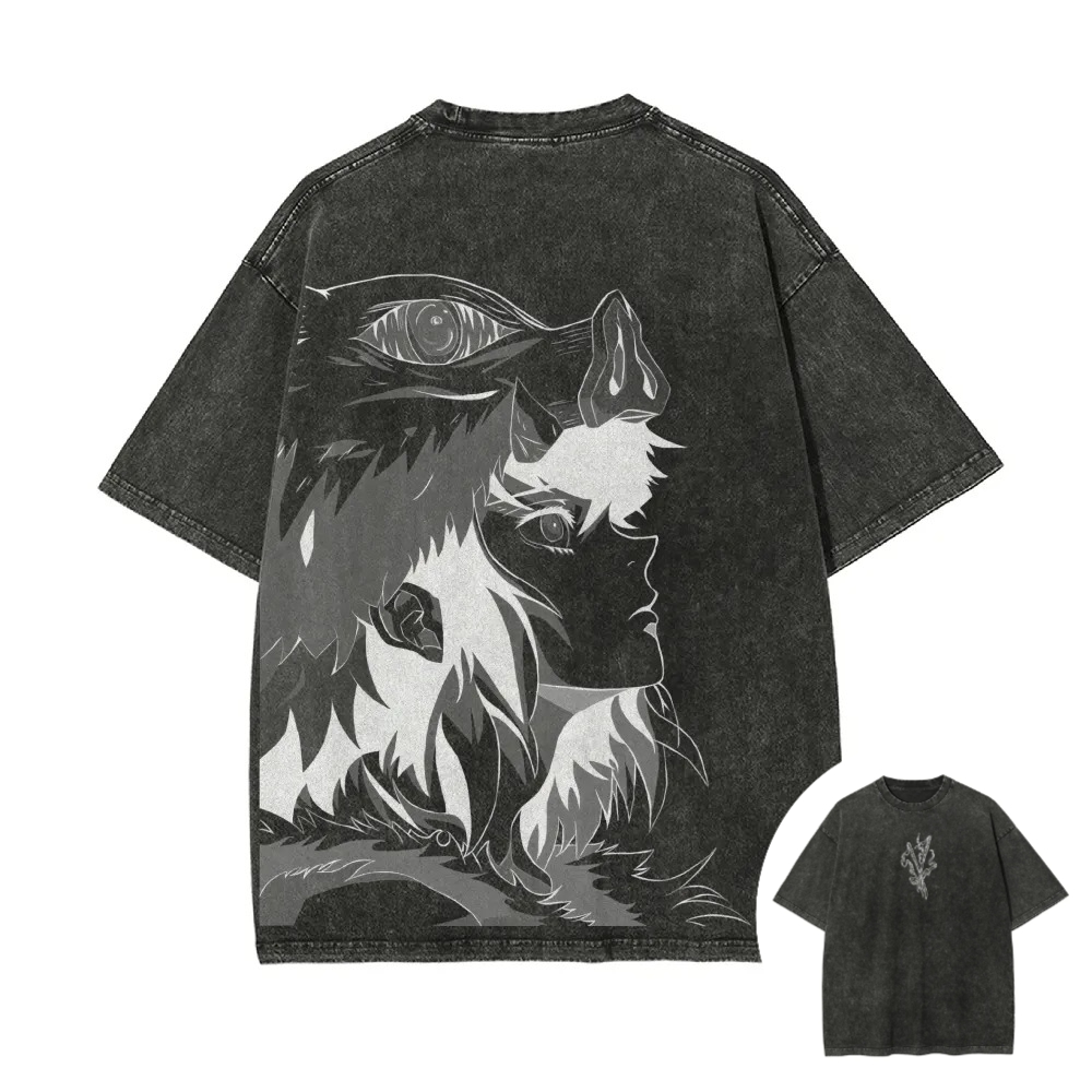 Camiseta Lavada de Demon Slaye - Anime Merchandise Demon Slayer reseña y precio